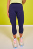 SSYS Navy Incognito High Waist 3/4 Length Leggings