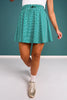 SSYS Green Gingham Drawstring Skort