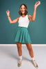 SSYS Green Gingham Drawstring Skort