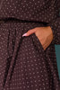 SSYS Mocha Polka Dot Drawstring Skort