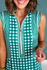 SSYS Hunter Green Mixed Gingham Active Dress