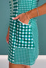 SSYS Hunter Green Mixed Gingham Active Dress