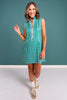 SSYS Hunter Green Mixed Gingham Active Dress