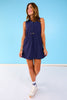 SSYS Navy Cinch Waist Track Dress