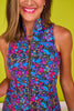 SSYS Sleeveless Golf Dress In Electric Night Garden