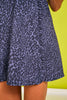SSYS Sleeveless Golf Dress In Navy Animal