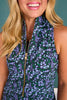 SSYS Sleeveless Golf Dress In Navy Floral