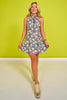 SSYS Sleeveless Golf Dress In Neon Floral