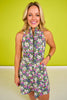 SSYS Sleeveless Golf Dress In Neon Floral