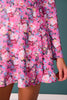 SSYS Long Sleeve Golf Dress In Magenta Bloom