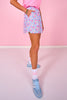 SSYS Peyton Scuba Skort In Ditsy Floral
