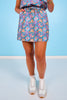 SSYS Peyton Scuba Skort In Electric Floral