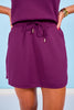 SSYS Peyton Scuba Skort In Plum