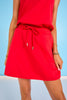 SSYS Peyton Scuba Skort In Red