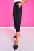 SSYS Jules Barrel Crop Trousers In Black