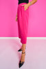 SSYS Jules Barrel Crop Trousers In Dark Pink