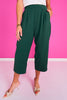 SSYS Jules Barrel Crop Trousers In Hunter