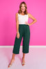 SSYS Jules Barrel Crop Trousers In Hunter