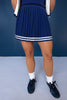SSYS Wynn Pleated Knit Skort In Navy