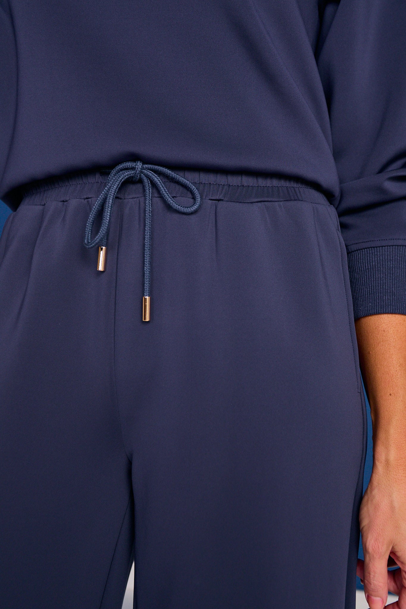 SSYS Scuba Wide Leg Pants In Navy
