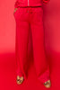 SSYS Scuba Wide Leg Pants In Red