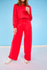 SSYS Scuba Wide Leg Pants In Red