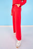 SSYS Scuba Wide Leg Pants In Red