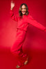 SSYS Scuba Wide Leg Pants In Red