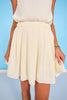 SSYS Indy Crepe Skort In Ivory