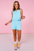 SSYS Baby Blue Scuba Shorts