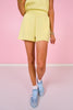 SSYS Butter Yellow Scuba Shorts