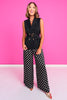 SSYS Jules Polka Dot Trouser Pants In Black
