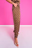 SSYS Jules Polka Dot Trouser Pants In Brown