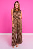 SSYS Jules Polka Dot Trouser Pants In Brown