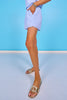 SSYS Bentley Seersucker Striped Shorts In Blue