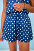 SSYS Darla Polka Dot Shorts In Navy