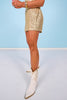 SSYS Abby Sequin Shorts In Gold