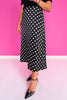 SSYS Jovie Polka Dot Midi Skirt In Black