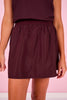 SSYS Signature Active Skort In Maroon