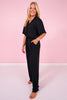 SSYS Brielle Ruffle Pajama Pants In Black