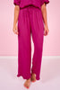 SSYS Brielle Ruffle Pajama Pants In Orchid