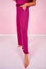 SSYS Brielle Ruffle Pajama Pants In Orchid