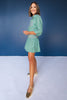 SSYS Harlowe Drop Waist Skort In Hunter Green