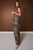 SSYS Victoria Slim Wide Leg Jeans In Brown Bandana