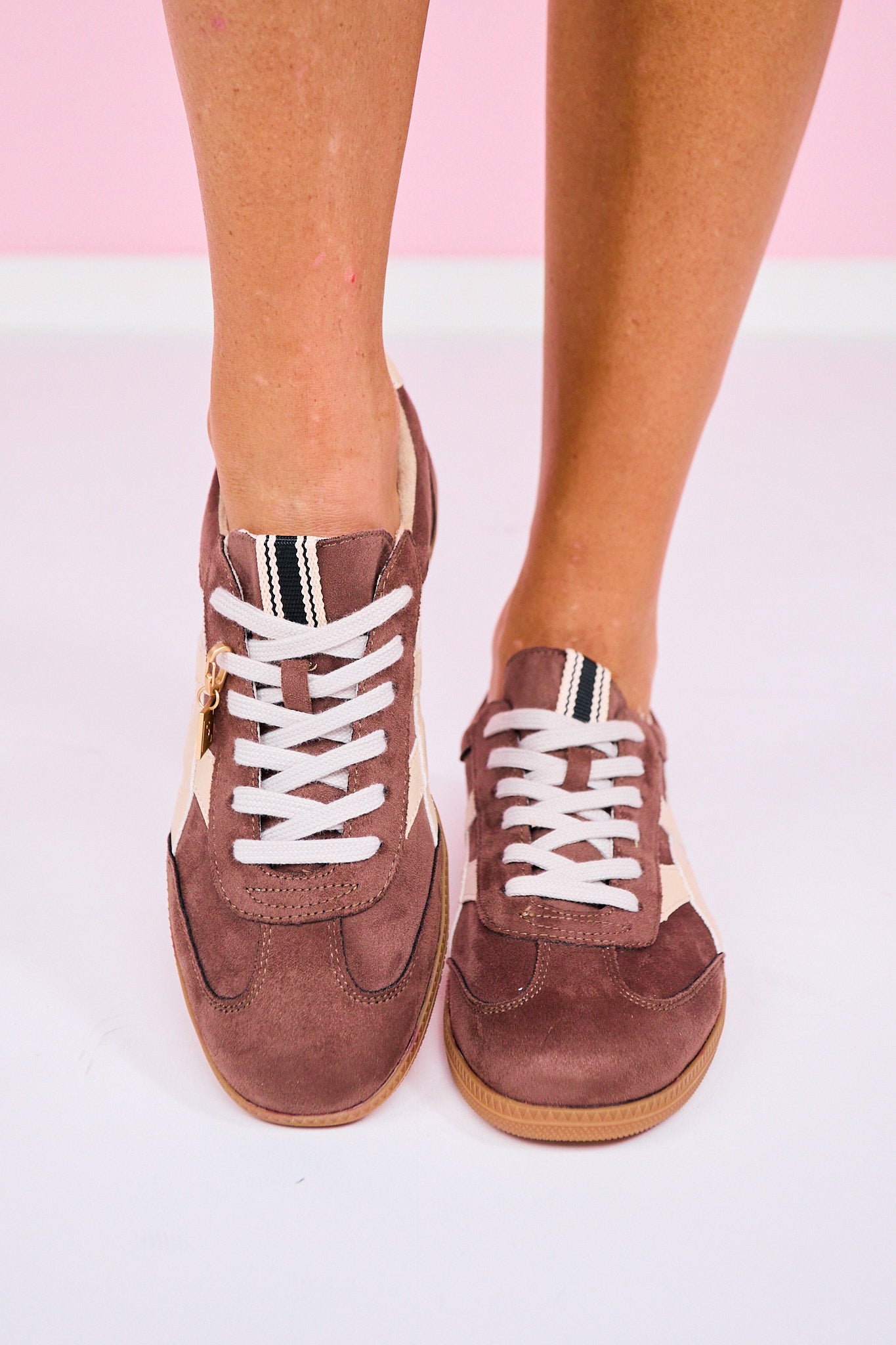 Shu Shop Brown Suede Sneaker