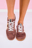 Shu Shop Brown Suede Sneaker