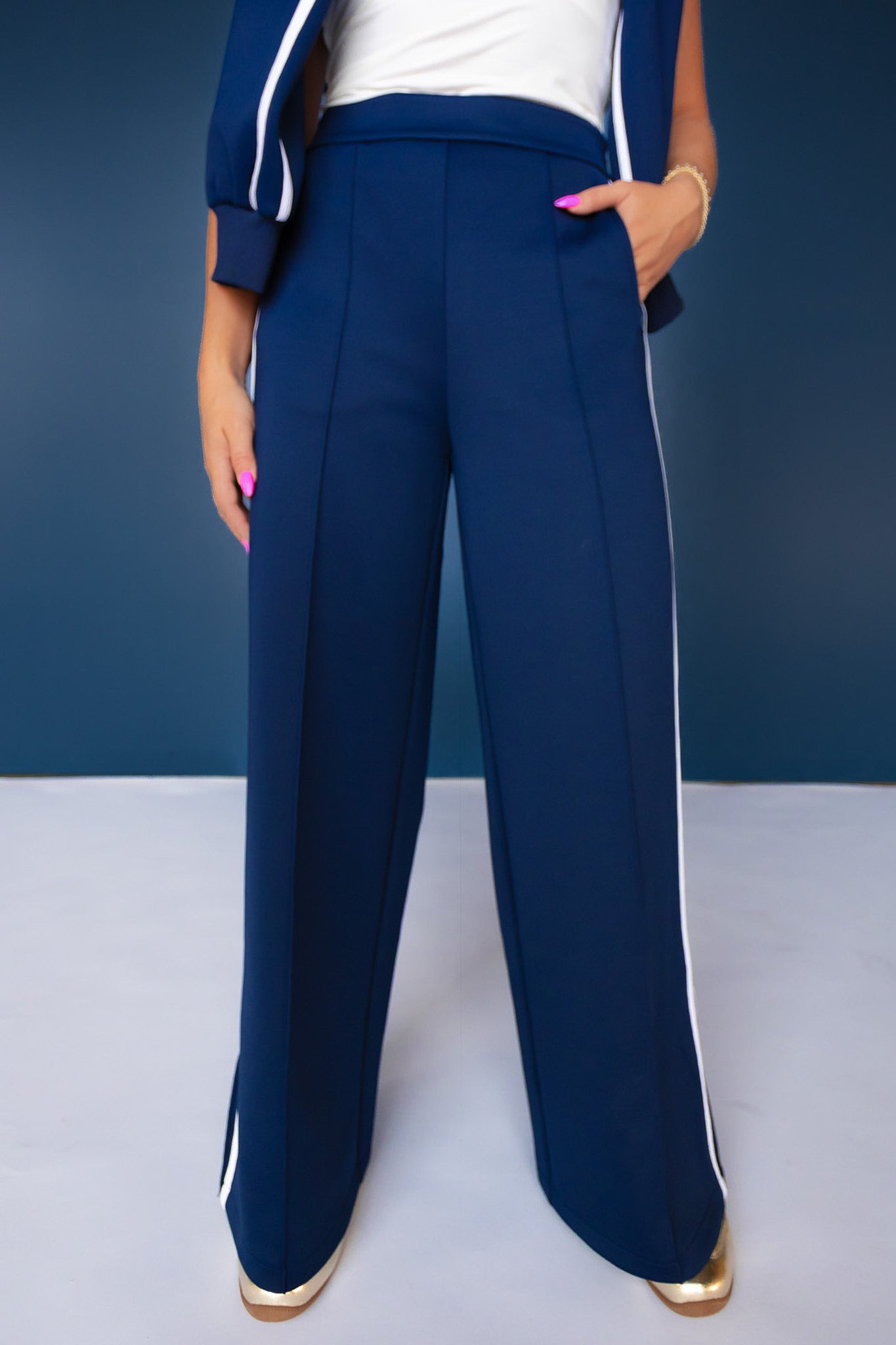 SSYS Nyla Track Pants In Navy