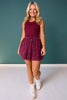 SSYS Ballet Lace Skort In Plum