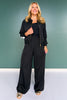 SSYS Sylvie Satin Track Pants in Black