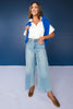 SSYS Cropped Victoria Slim Wide Leg Jean